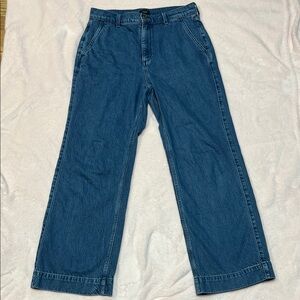 J. Crew Factory Women's Blue Flare Jeans